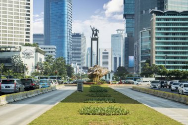 Getah Getih bambular ile hoş geldiniz anıtı