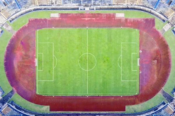 Όμορφο γήπεδο ποδοσφαίρου του σταδίου Gedebage — Φωτογραφία Αρχείου