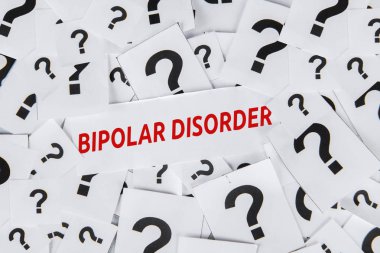 Soru işaretleri olan bipolar bozukluk metni