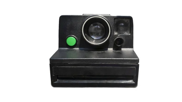 Antica macchina fotografica polaroid nera — Foto Stock