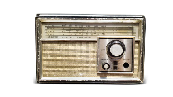 Antik régi rádió — Stock Fotó