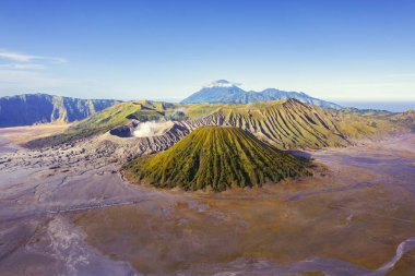 Güzel Mount Bromo yanardağ zirve sahne