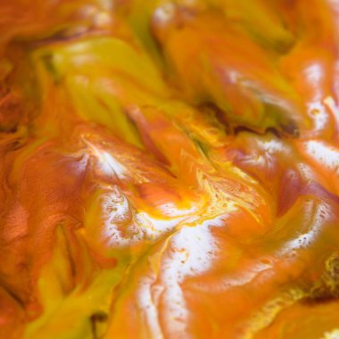 Yakın plan fotoğraf. Soyut resmin renkli arkaplanı. Yüksek kaliteli parçalar, epoksi reçine.