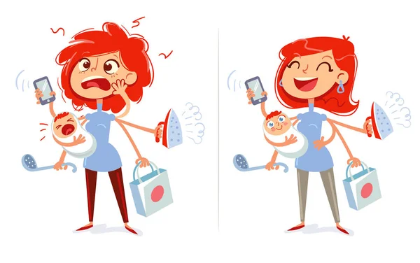 Crazy Mom Cartoon Crazy Mom Cartoon