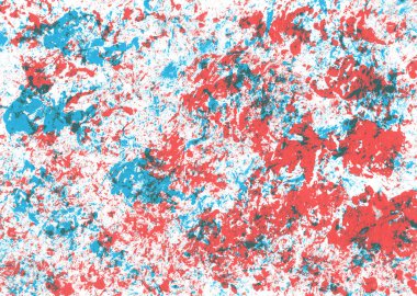 Renk boyası kağıda yayılmış