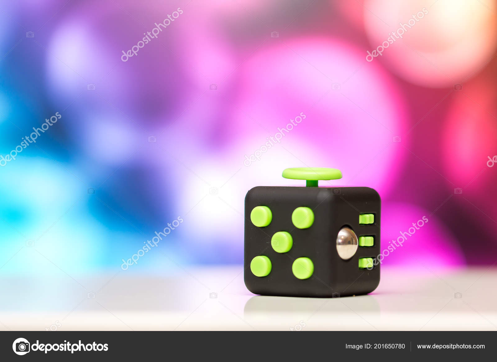 Fidget Cube Antis Stress Toy Detail Finger Play Toy Used Stock Photo Image By C Egeris