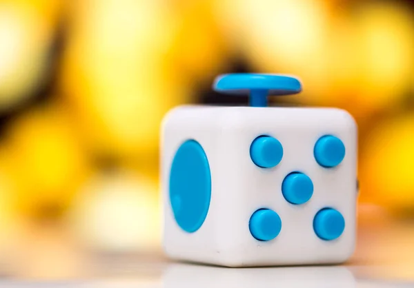 Fidget Cubo Antis Estrés Juguete Detalle Del Juguete Juego Dedos — Foto de Stock