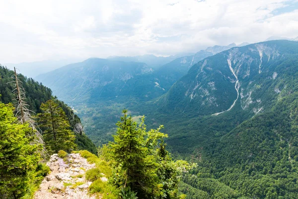 Slovenien Berg Juliska Alperna Utseende Och Utsikt Över Stora Bergen — Stockfoto