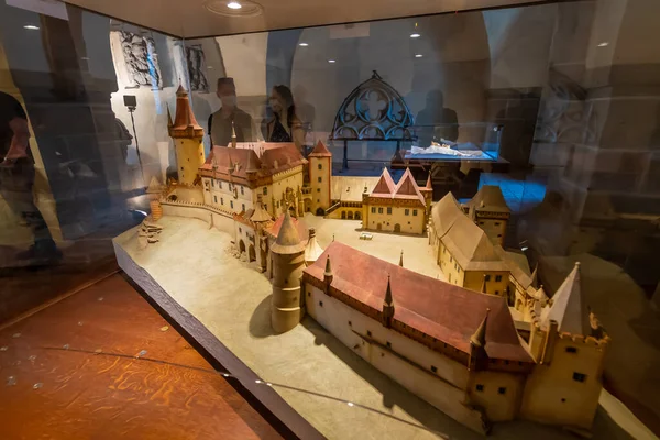 Krivoklat Tschechien 2020 Innenausstattung Der Berühmten Gotischen Burg Krivoklat Antike — Stockfoto