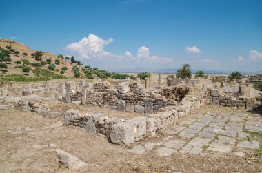 Bulla Regia. Roma kentinin kalıntıları. Tunus: Jendouba yakınındaki