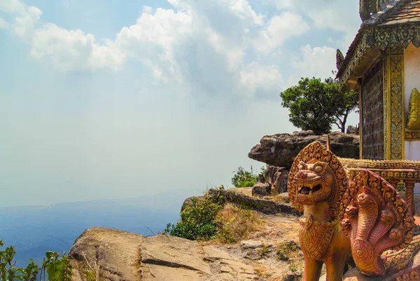 Vista Panorámica Desde Montaña Bokor Costa Del Golfo Siam Una —  Fotos de Stock