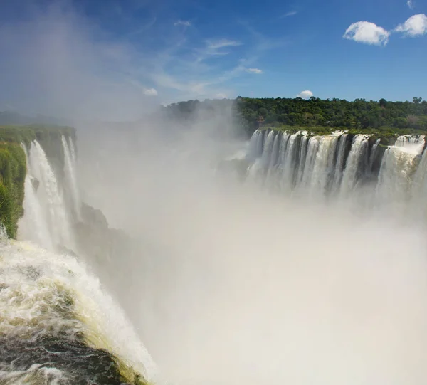 Fantastisk Utsikt Över Iguazúfallen Från Den Argentinska Sidan National Park — Stockfoto