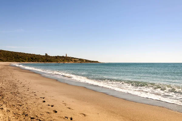 Пляж Поле Гольфа Алькайдеса Коста Дель Соль Испания — стоковое фото