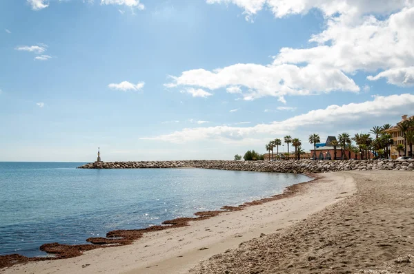 Playa Sotogrande Bandera Azul Andalucía —  Fotos de Stock