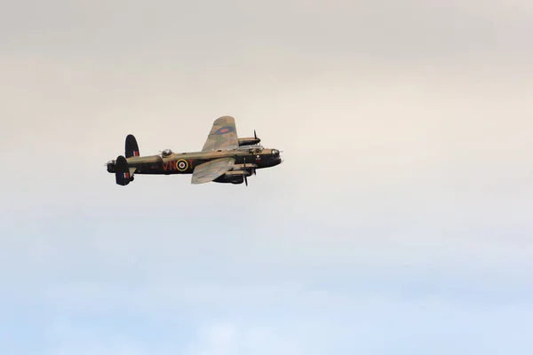 Последний Бомбардировщик Ланкастера Времен Второй Мировой Войны Воздушной Выставке — стоковое фото