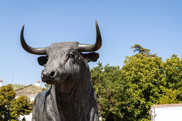 Monumento al Toro en Ronda, España — Foto de Stock