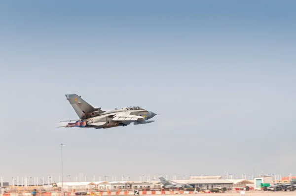 RAF Blackhawk startu z lotniska w Gibraltarze — Zdjęcie stockowe
