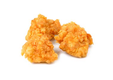 patlamış mısır tavuk izole