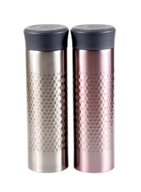 Alüminyum şişe su izole edilmiş beyaz arkaplan