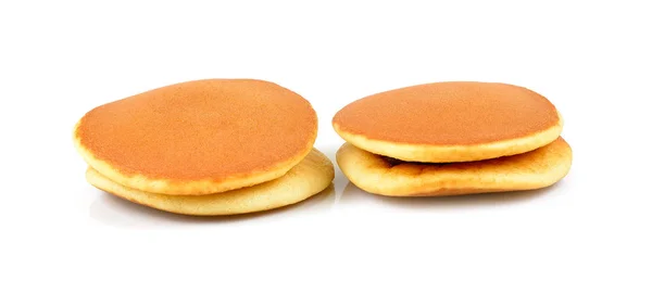 Japanska Pannkakor Vit Bakgrund Dorayaki — Stockfoto