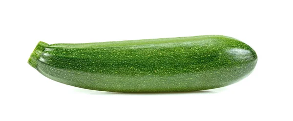 Färsk Zucchini Isolerad Vit Bakgrund — Stockfoto