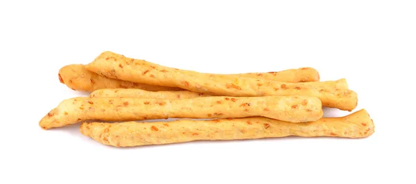 Kex Bröd Stick Isolerade Vit — Stockfoto