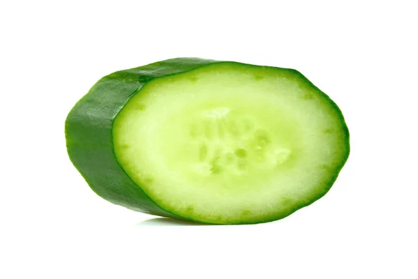 Slices Cucumber Isolated White Background — Stock Photo, Image