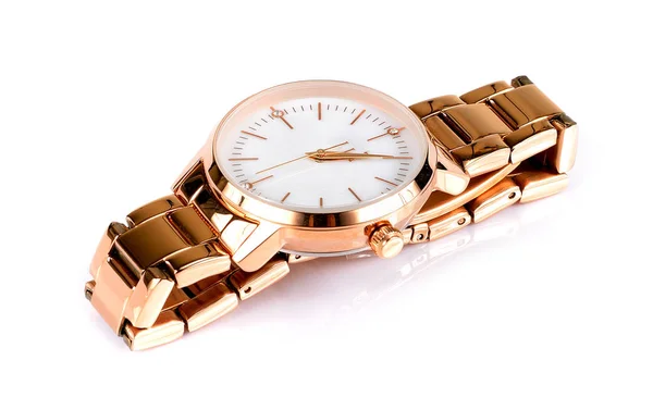 Luxusní hodinky izolované na bílém pozadí. — Stock fotografie