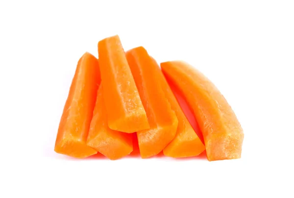 Palitos de zanahoria aislados sobre fondo blanco. Fotos De Stock Sin Royalties Gratis
