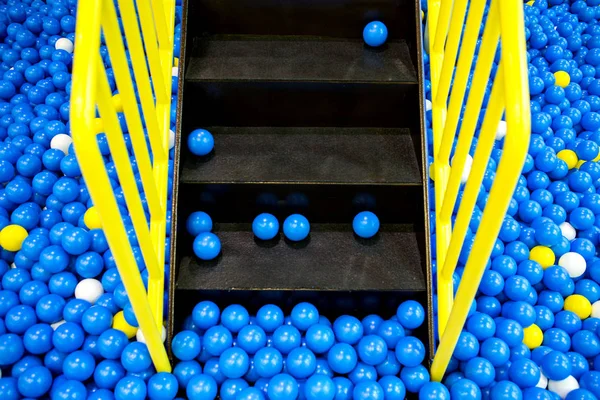 Bola Plástico Color Parque Atracciones Para Niños — Foto de Stock