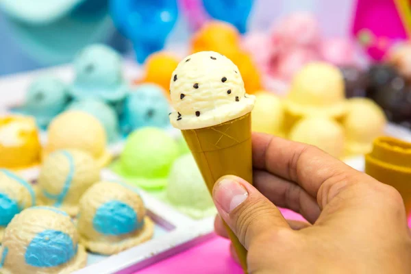 Jouets Parlor Crème Glacée Dans Parc Thème — Photo