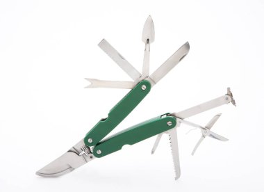 tam olarak gelişeceğini multitool izole üzerinde beyaz arka plan