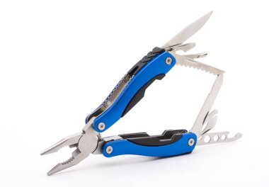 tam olarak gelişeceğini multitool izole üzerinde beyaz arka plan