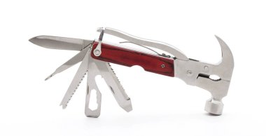 tam olarak gelişeceğini multitool izole üzerinde beyaz arka plan