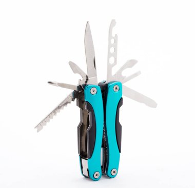 tam olarak gelişeceğini multitool izole üzerinde beyaz arka plan