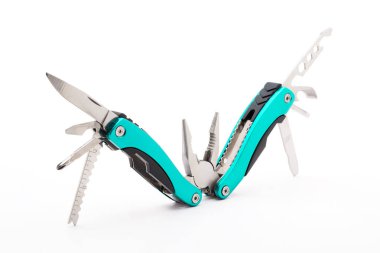 tam olarak gelişeceğini multitool izole üzerinde beyaz arka plan