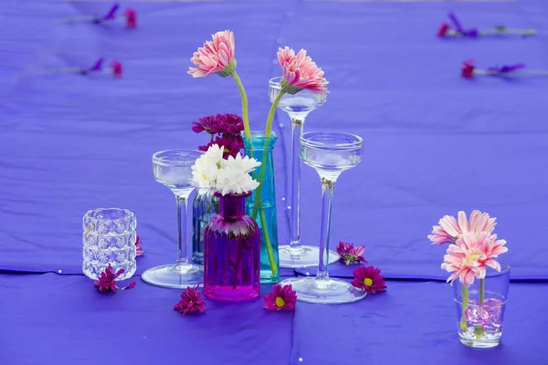 Цветы Украшающие Свадьбу — стоковое фото