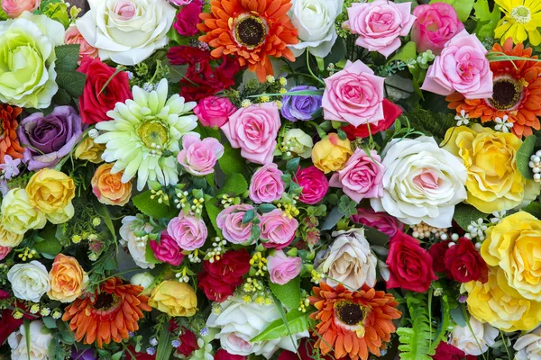 Ele Flores Coloridas Fundo — Fotografia de Stock
