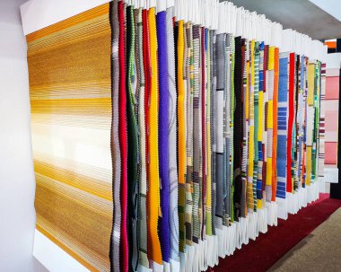 Multi renk kumaş doku örnekleri