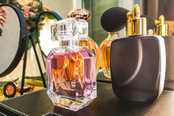 Frasco Perfume Lujo Baño — Foto de Stock
