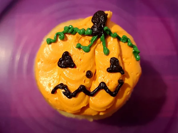 Een Candy Cupcakes Halloween — Stockfoto