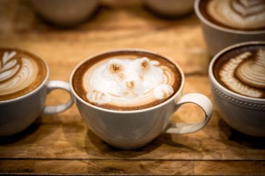 Sanat latte, cappuccino kahve Kupası