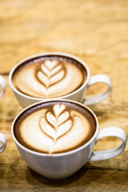 Sanat latte, cappuccino kahve Kupası