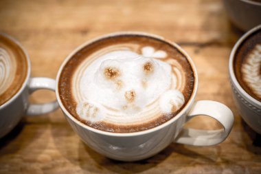 Sanat latte, cappuccino kahve Kupası