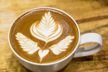 Sanat latte, cappuccino kahve Kupası