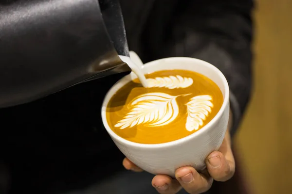 Cappuccino Latte Sanat — Stok fotoğraf