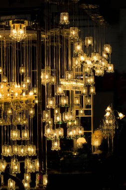 Beautiful chrome chandelier