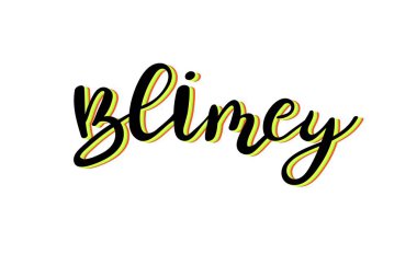 el vektör yazı çekilmiş. Vay canına