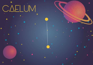 Caelum takımyıldızı yönünde bulunan parlak görüntü. Astronomi sever misiniz çocuklar çok beğendim.