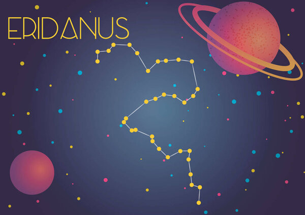 The constellation Eridanus